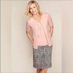 Talbots Woman Pleated Front Stretch Skirt Size 18W